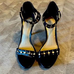Black Ankle Strap Heels